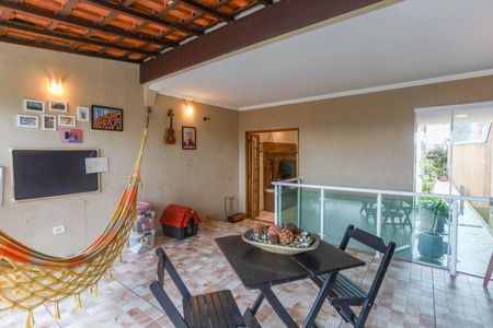Varanda da sala  de casa à venda com 3 quartos, 180m² em Vila Nogueira, Diadema