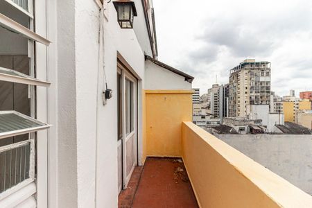 Varanda do Studio de kitnet/studio para alugar com 1 quarto, 42m² em Vila Buarque, São Paulo