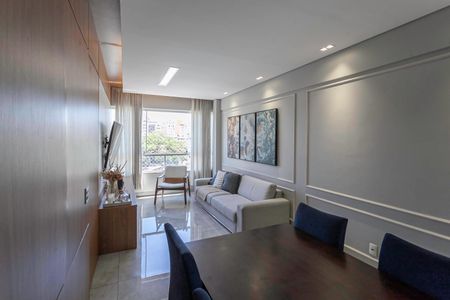 Sala de apartamento à venda com 3 quartos, 76m² em Paquetá, Belo Horizonte