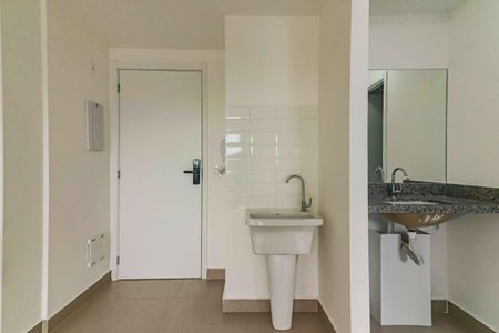 Sala - Cozinha - Lavanderia de apartamento para alugar com 1 quarto, 31m² em Butantã, São Paulo