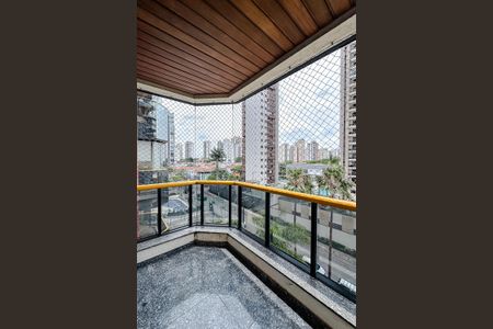 Varanda da Sala de apartamento para alugar com 3 quartos, 132m² em Água Rasa, São Paulo