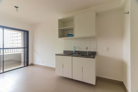 Sala - Cozinha - Lavanderia de apartamento para alugar com 1 quarto, 31m² em Butantã, São Paulo
