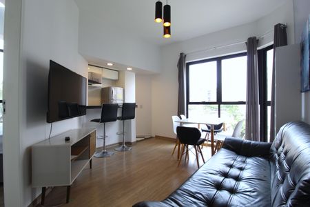 Sala/Cozinha de kitnet/studio para alugar com 1 quarto, 35m² em Planalto Paulista, São Paulo