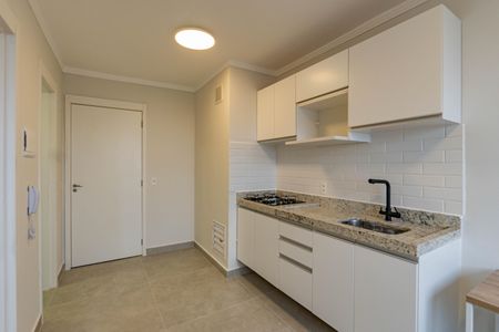 Cozinha de apartamento para alugar com 1 quarto, 25m² em Sacoma, São Paulo