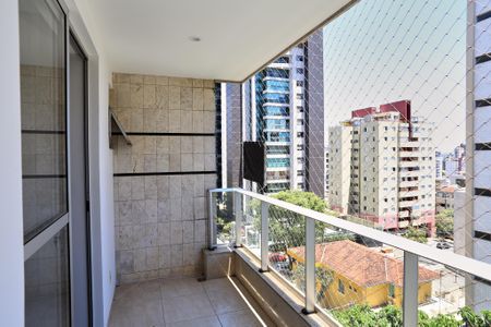 Varanda da Sala de apartamento à venda com 4 quartos, 180m² em Carmo, Belo Horizonte