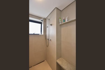 Apartamento para alugar com 142m², 2 quartos e 2 vagasChuveiro do Banheiro da Suíte 2