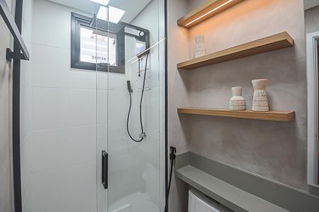 Apartamento para alugar com 25m², 1 quarto e sem vaga Apartamento para alugar com 25m², 1 quarto e sem vagaBanheiro