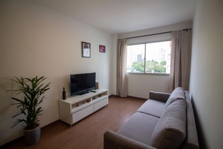 Sala de apartamento para alugar com 1 quarto, 52m² em Campo Belo, São Paulo