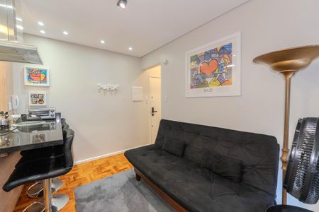 Sala de apartamento à venda com 1 quarto, 37m² em Consolação, São Paulo
