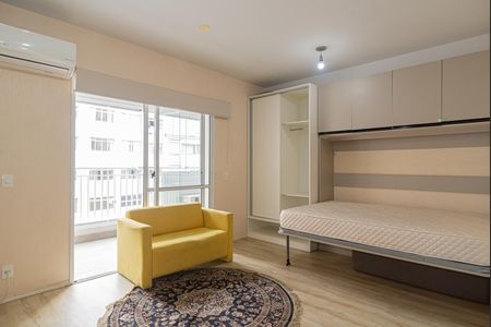 Sala/Quarto de kitnet/studio para alugar com 1 quarto, 42m² em Centro Histórico de São Paulo, São Paulo
