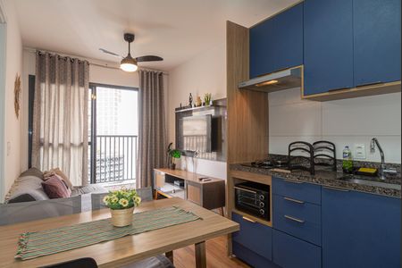 Sala de apartamento para alugar com 1 quarto, 29m² em Bela Vista, São Paulo