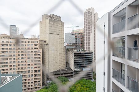 Vista da Varanda da Sala de apartamento para alugar com 1 quarto, 29m² em Bela Vista, São Paulo