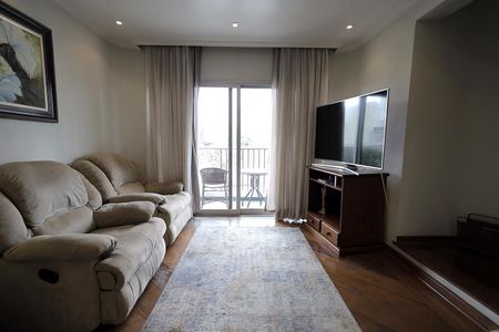 Sala de apartamento à venda com 4 quartos, 140m² em Vila Valparaíso, Santo André