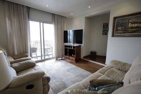 Sala de apartamento à venda com 4 quartos, 140m² em Vila Valparaíso, Santo André