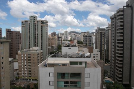 Sala - vista de apartamento para alugar com 3 quartos, 90m² em Lourdes, Belo Horizonte