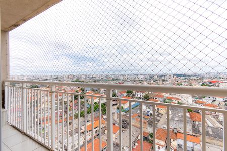 Varanda da Sala de apartamento à venda com 1 quarto, 28m² em Vila Alpina, São Paulo