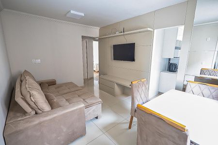 sala de apartamento para alugar com 3 quartos, 76m² em Castelo, Belo Horizonte