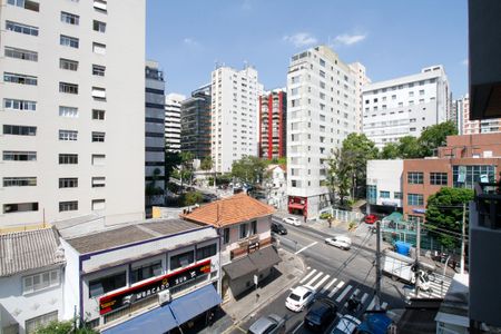 Vista da Varanda de apartamento à venda com 2 quartos, 56m² em Jardim Paulista, São Paulo