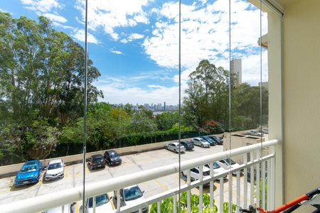 Varanda da Sala de apartamento à venda com 2 quartos, 52m² em Jardim Ibitirama, São Paulo