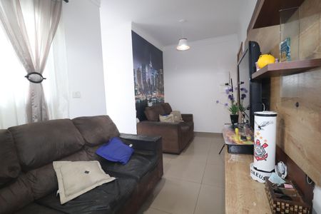 Sala de apartamento para alugar com 3 quartos, 100m² em Vila Linda, Santo André