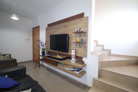 Sala de apartamento para alugar com 3 quartos, 100m² em Vila Linda, Santo André