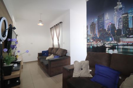 Sala de apartamento para alugar com 3 quartos, 100m² em Vila Linda, Santo André