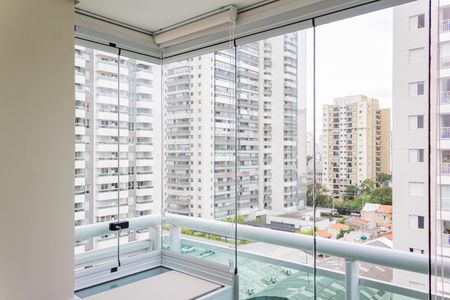 Varanda da Sala de apartamento para alugar com 1 quarto, 42m² em Barra Funda, São Paulo