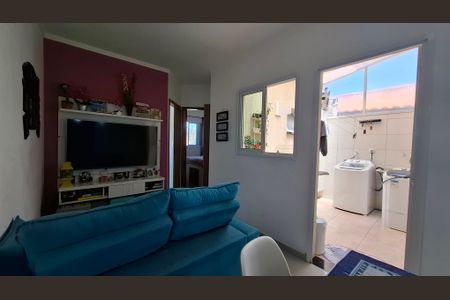 Sala de apartamento à venda com 2 quartos, 40m² em Jardim Pilar, Santo André