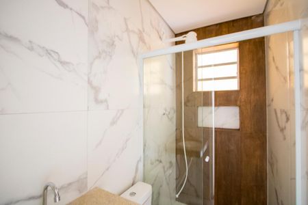 Banheiro de casa para alugar com 1 quarto, 40m² em Jardim Irene, Santo André