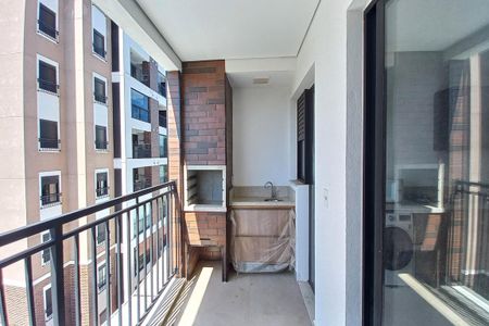 Varanda da Sala  de apartamento para alugar com 2 quartos, 77m² em Swiss Park, Campinas