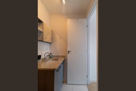 Banheiro da Suíte de apartamento para alugar com 1 quarto, 24m² em Pompeia, São Paulo