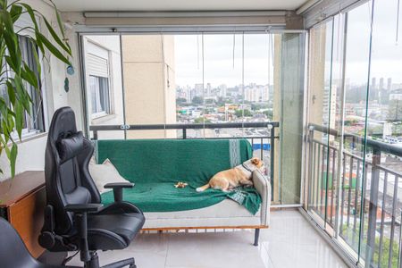 Varanda da Sala de apartamento à venda com 2 quartos, 66m² em Socorro, São Paulo