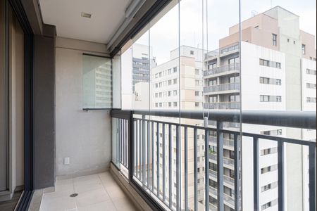 Varanda do Studio de kitnet/studio para alugar com 1 quarto, 36m² em Bela Vista, São Paulo