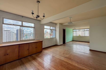 Sala de apartamento à venda com 4 quartos, 130m² em Anchieta, Belo Horizonte