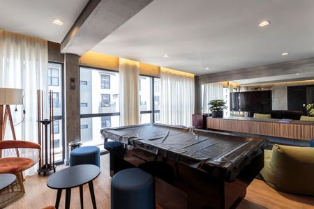 Apartamento à venda com 41m², 1 quarto e 1 vagaSalão de jogos