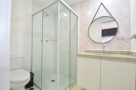 Banheiro de apartamento para alugar com 1 quarto, 27m² em Cursino, São Paulo