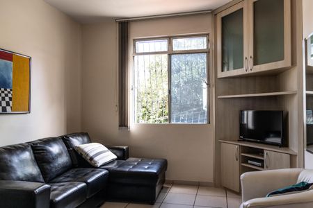 Sala de apartamento para alugar com 2 quartos, 88m² em Alto Caiçaras, Belo Horizonte