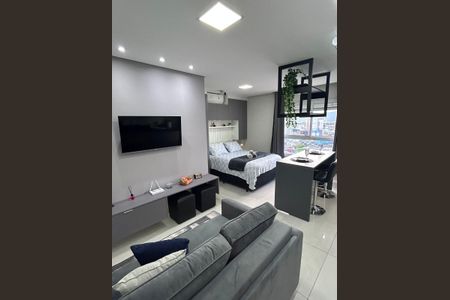 Sala de kitnet/studio para alugar com 1 quarto, 28m² em Centro, Mogi das Cruzes