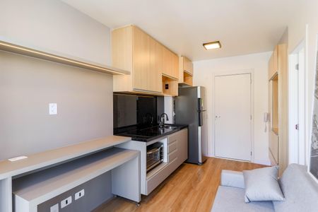 Sala de apartamento para alugar com 1 quarto, 27m² em Campo Belo, São Paulo