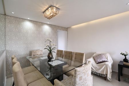 Sala de apartamento à venda com 3 quartos, 70m² em Vila Valparaíso, Santo André