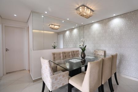 Sala  de apartamento à venda com 3 quartos, 70m² em Vila Valparaíso, Santo André