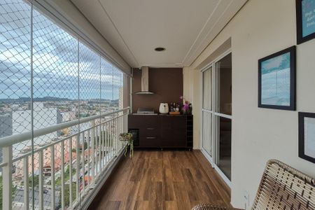 Varanda da Sala  de apartamento à venda com 2 quartos, 104m² em Centro, São Bernardo do Campo