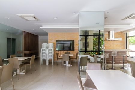 Área comum - Salão de festas de apartamento à venda com 1 quarto, 40m² em Santo Amaro, São Paulo