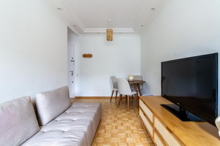 Sala de apartamento à venda com 1 quarto, 40m² em Santo Amaro, São Paulo