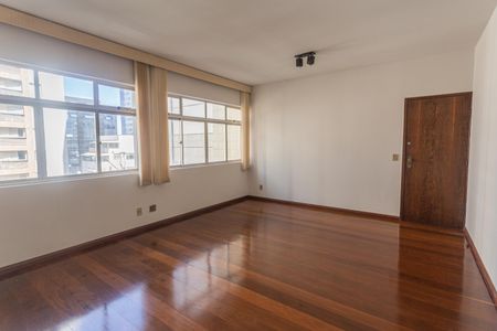 Sala de apartamento à venda com 3 quartos, 95m² em Funcionários, Belo Horizonte