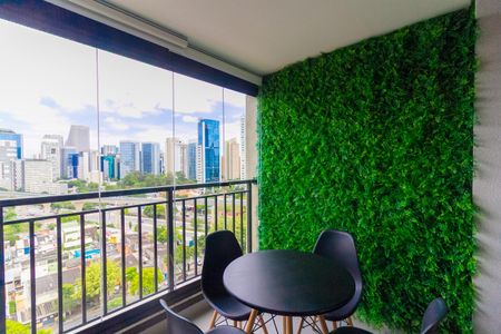 Varanda de apartamento à venda com 1 quarto, 33m² em Vila Cordeiro, São Paulo