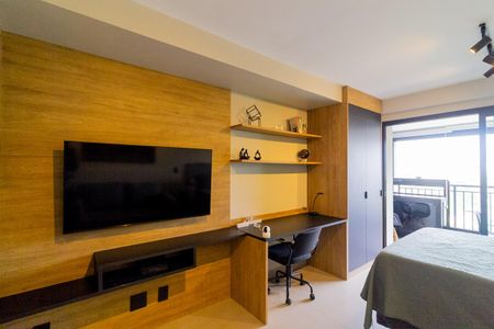 Sala de apartamento à venda com 1 quarto, 33m² em Vila Cordeiro, São Paulo