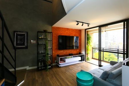 Sala  de apartamento para alugar com 2 quartos, 69m² em Vila Suzana, São Paulo