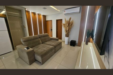 Sala de apartamento para alugar com 3 quartos, 117m² em Jardim Atlantico, Goiânia