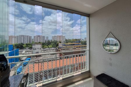 Varanda da Sala de apartamento para alugar com 2 quartos, 73m² em Taboão, São Bernardo do Campo